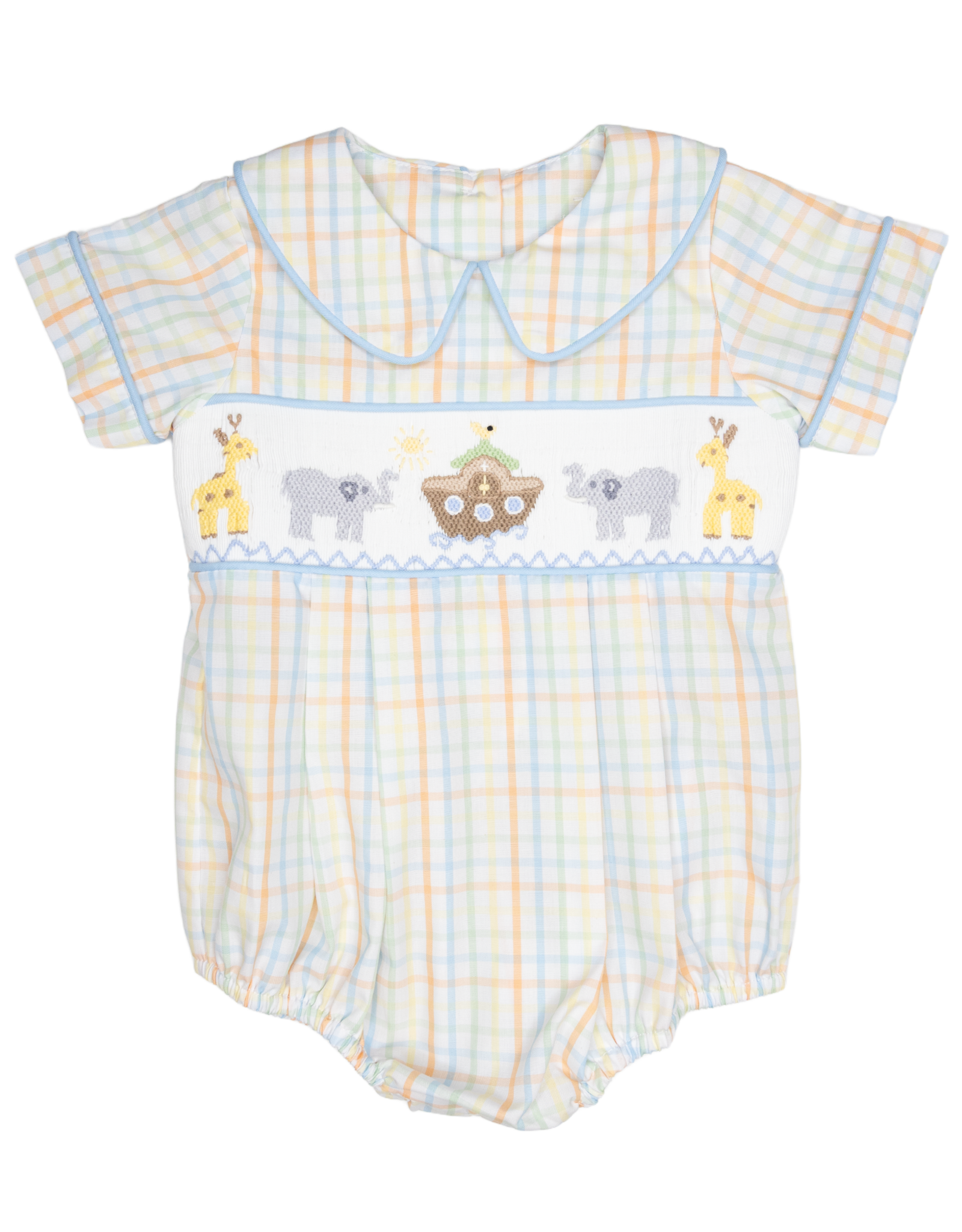 Banana Split 209 Noah Ark Smocked Bubble