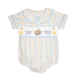 Banana Split Noah Ark Smocked Bubble