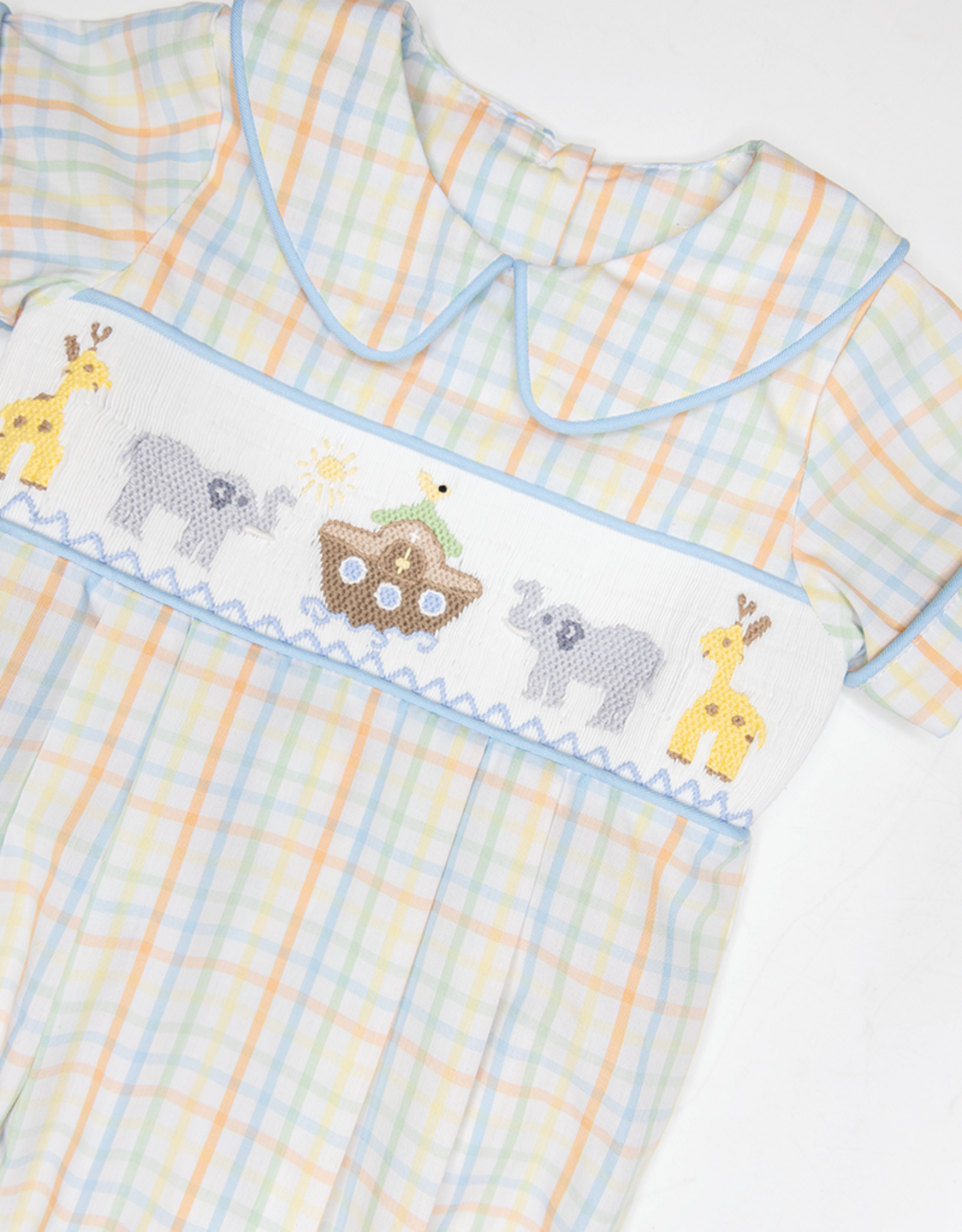 Banana Split 209 Noah Ark Smocked Bubble