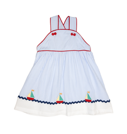 Banana Split Sailboat Applique Dress