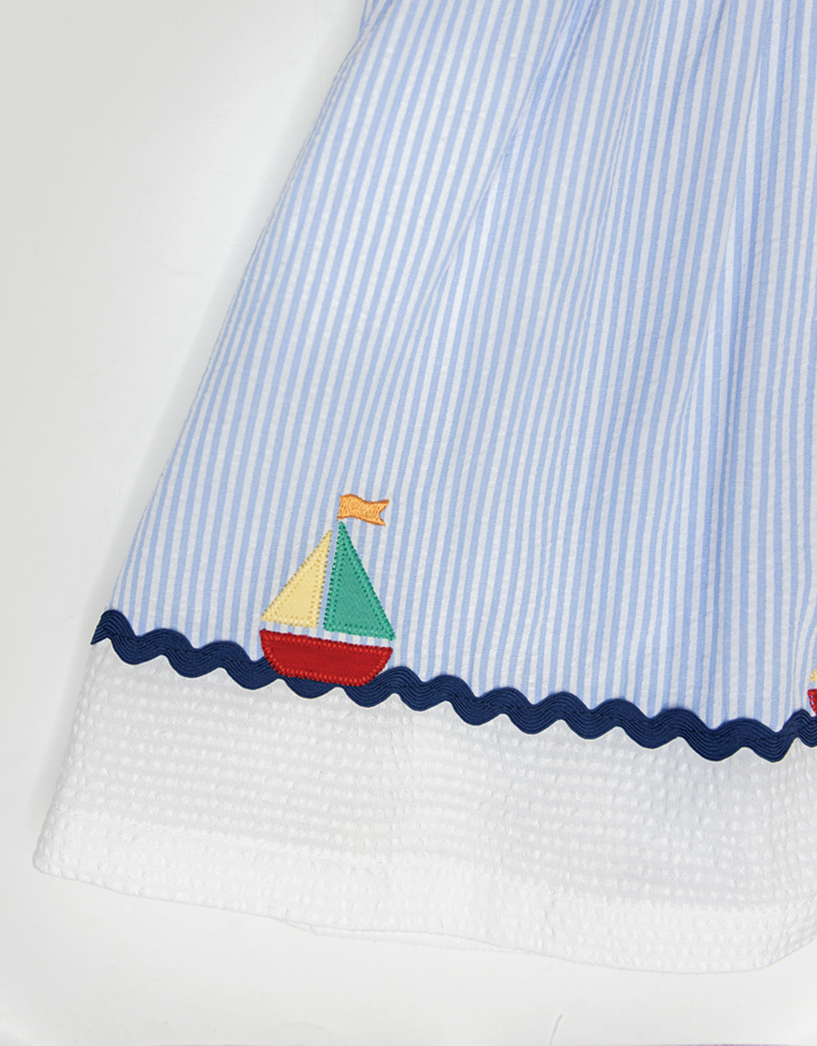 Banana Split 289 Sailboat Applique Dress
