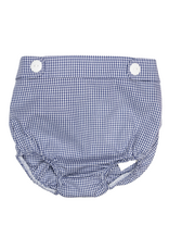 Baby Blessings BB1021 Navy Gingham Diaper Cover