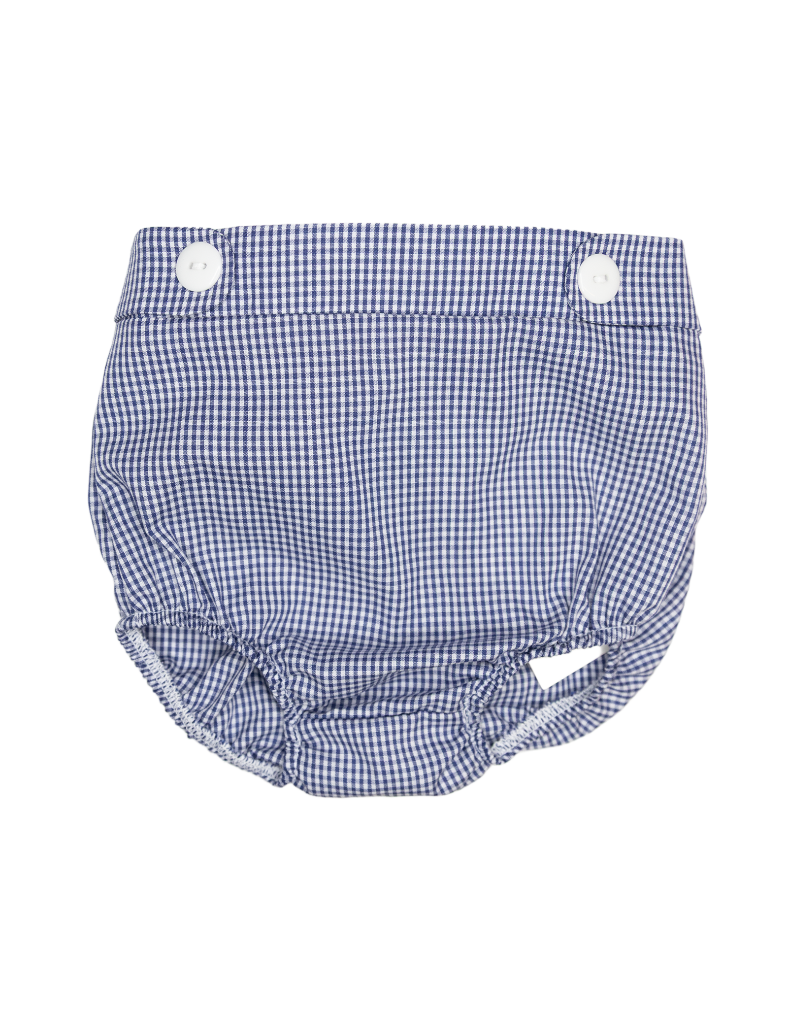 Baby Blessings BB1021 Navy Gingham Diaper Cover
