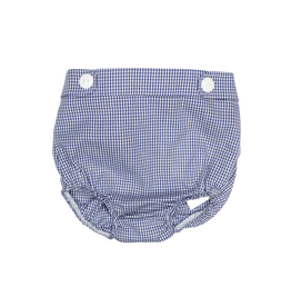 Baby Blessings Navy Gingham Diaper Cover