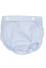 Baby Blessings BB1020  Blue Gingham Diaper Cover