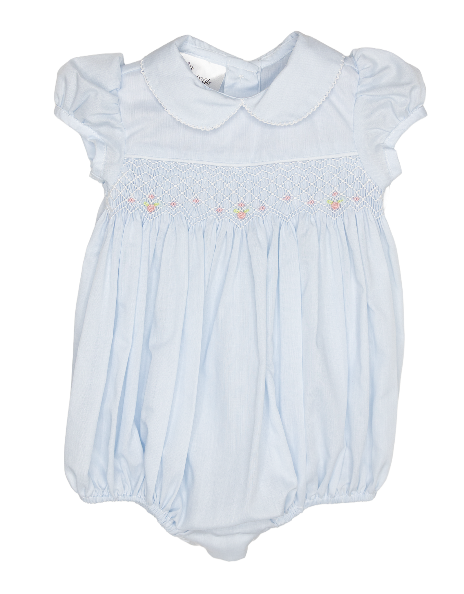 Baby Blessings BB1529 Renee Bubble White/Blue