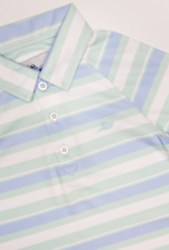 South Bound SBound Polo 4228 Blue/Green Stripe