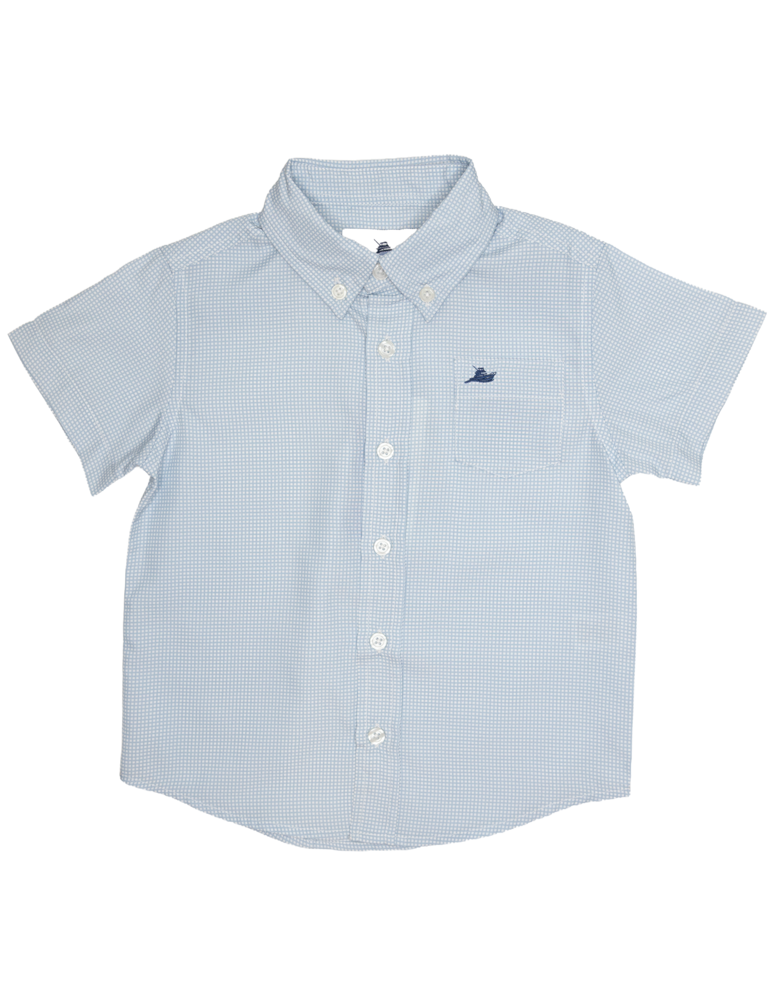 South Bound SBound Performance Dress Shirt 4263 Blue Gingham