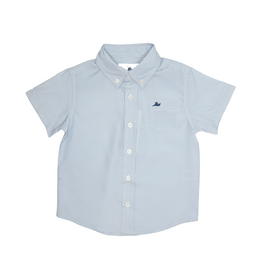 South Bound Performance Dress Shirt Blue Gingham