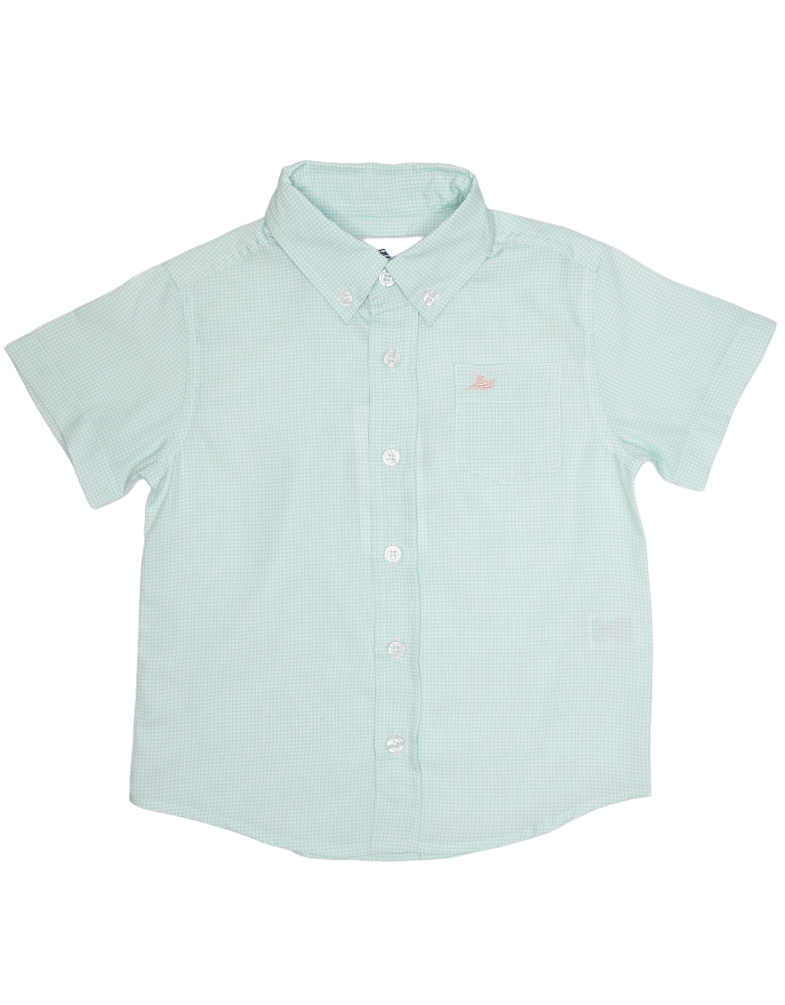 South Bound SBound Performance Dress Shirt  4262 Mint Gingham