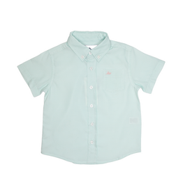 South Bound Performance Dress Shirt Mint Gingham