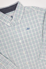 South Bound SBound Dress Shirt 4312 Blue/Green Check
