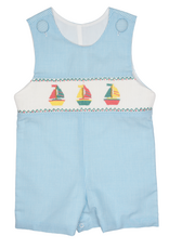 Delaney 102 Blue Check Sail Away Smocked Jon Jon