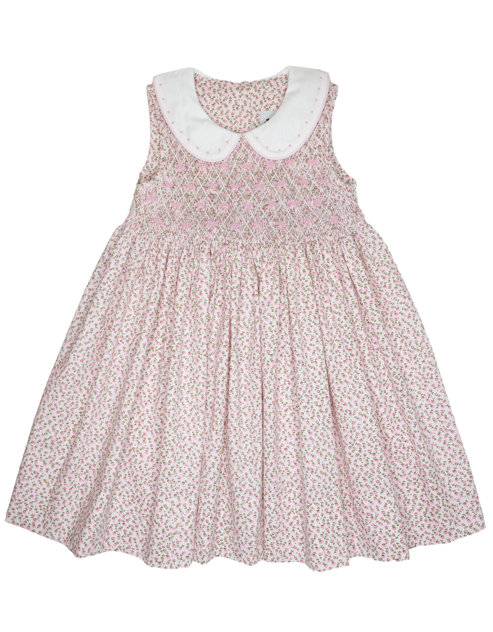 Delaney 123 Ditzy Floral Bow smocked Dress