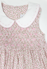 Delaney 123 Ditzy Floral Bow smocked Dress