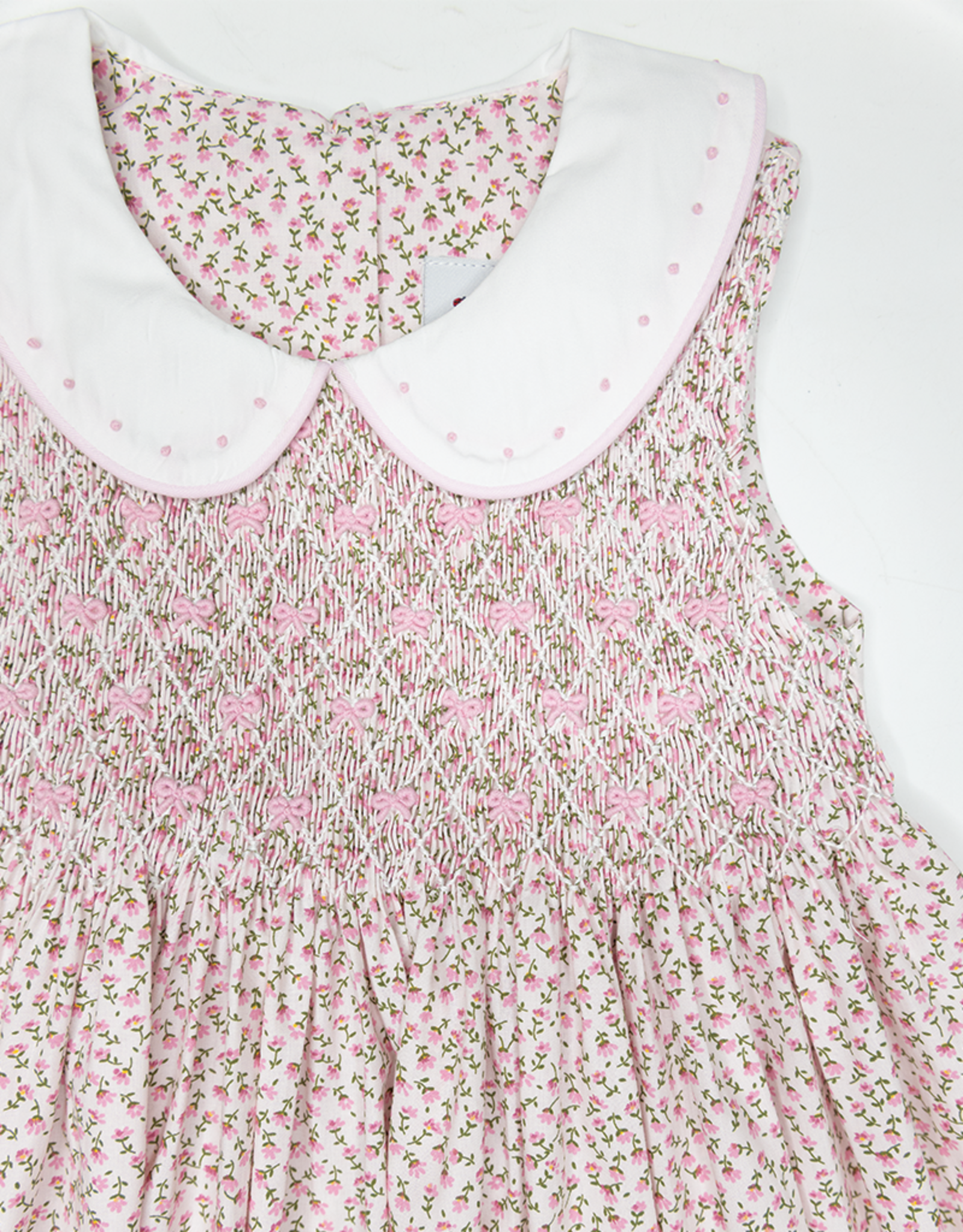 Delaney 123 Ditzy Floral Bow smocked Dress