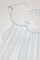 Baby Blessings BB1660 Scalloped Blue Aria Dress
