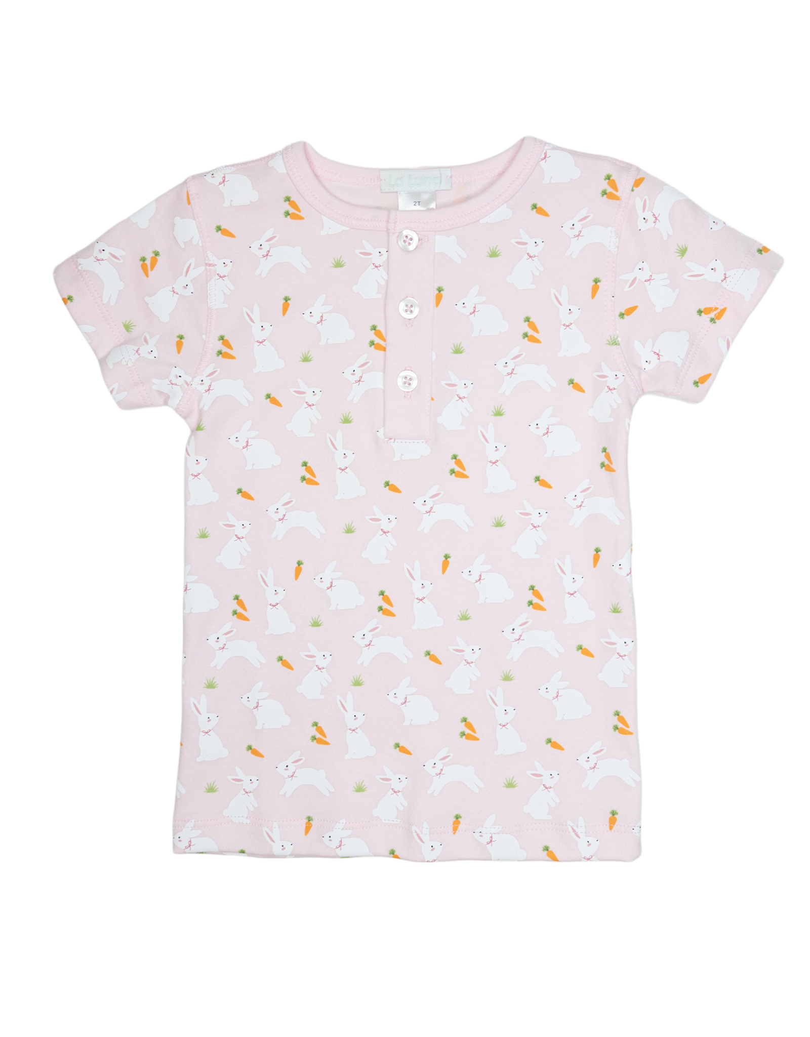 Lulu Bebe LBS26 PINK Bunny Carrot RUFFLE PJ