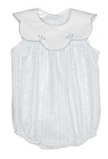 Baby Blessings BB1658 Scalloped Blue Aria Bubble
