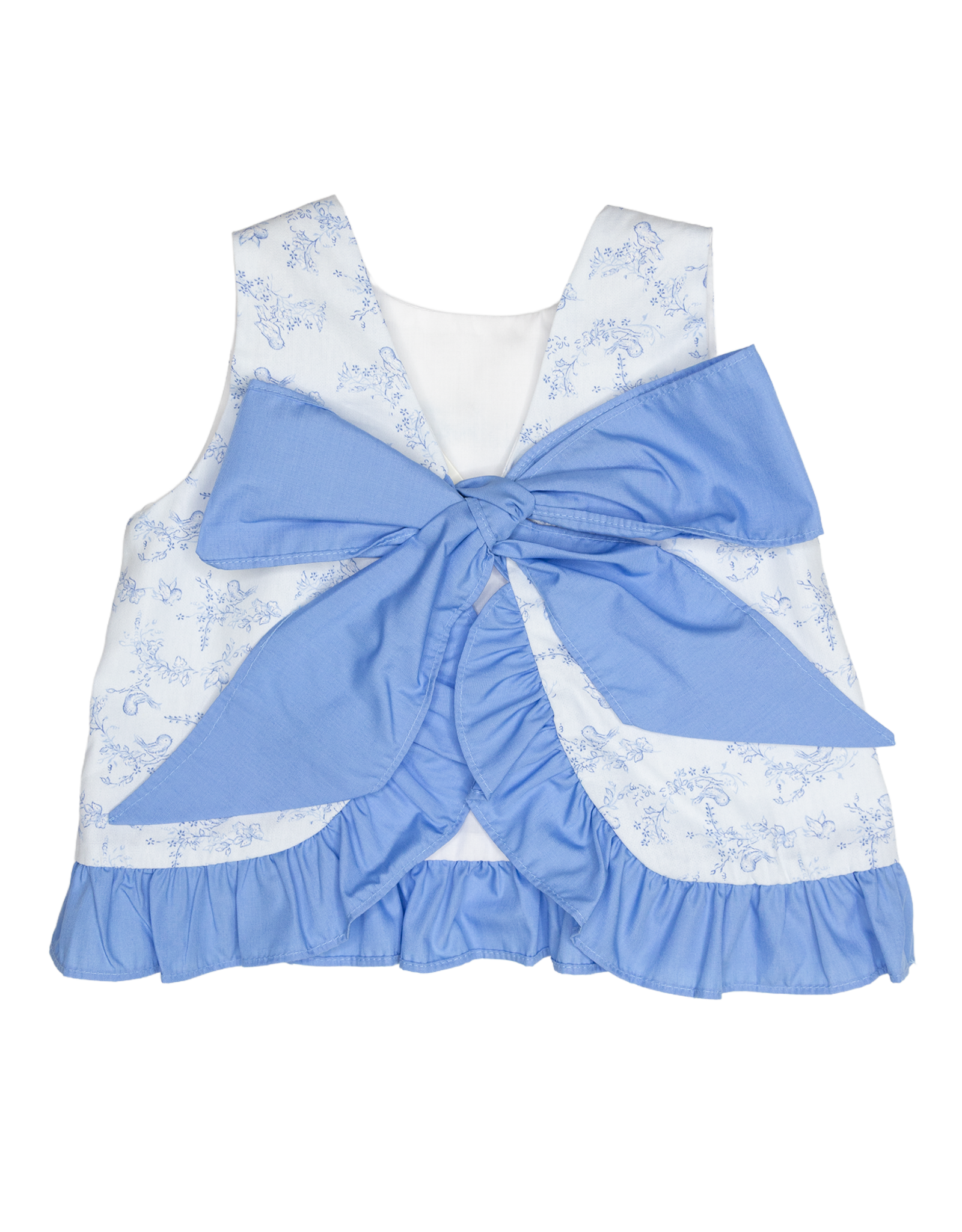 Baby Blessings BB1585 Blue Toile Primrose Bloomer Set
