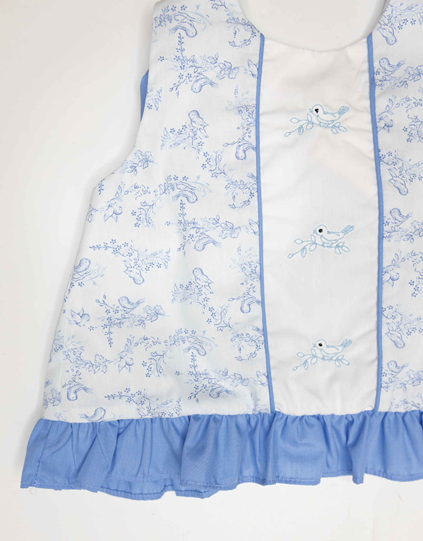 Baby Blessings BB1585 Blue Toile Primrose Bloomer Set