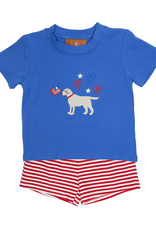 Millie Jay 523 Patriotic Pup Short Set