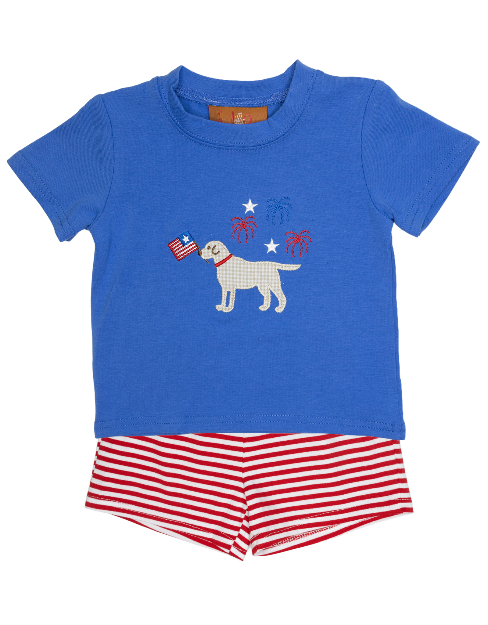 Millie Jay 523 Patriotic Pup Short Set