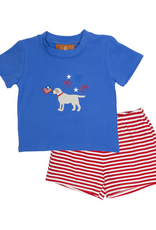 Millie Jay 523 Patriotic Pup Short Set