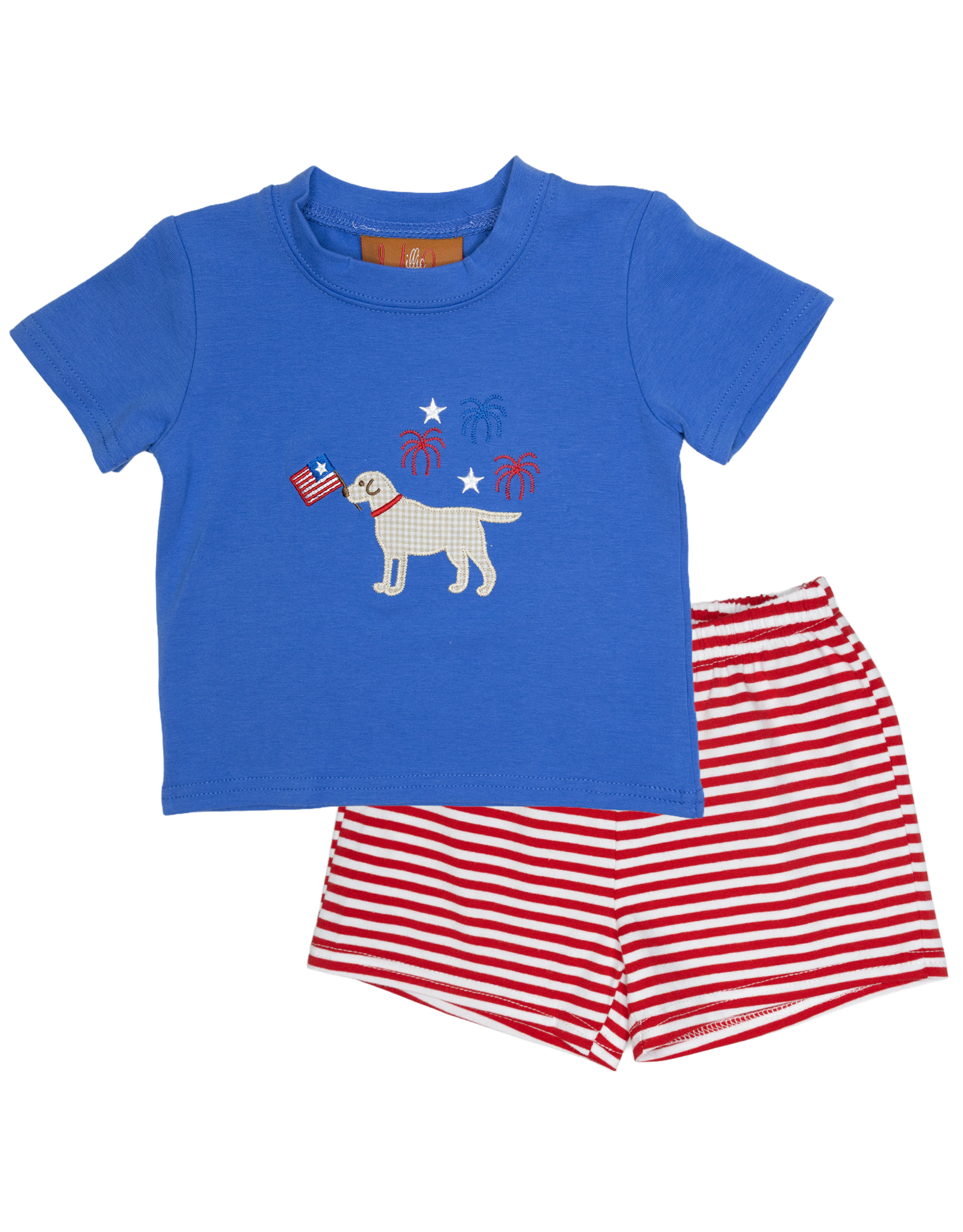 Millie Jay 523 Patriotic Pup Short Set