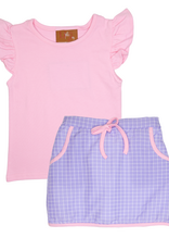 Millie Jay 628 Remi Skort Set Pink Purple