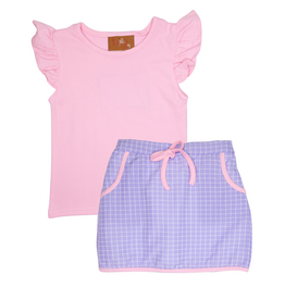 Millie Jay Remi Skort Set Pink Purple