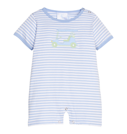 Little English Applique Romper Golf Cart 9 Month