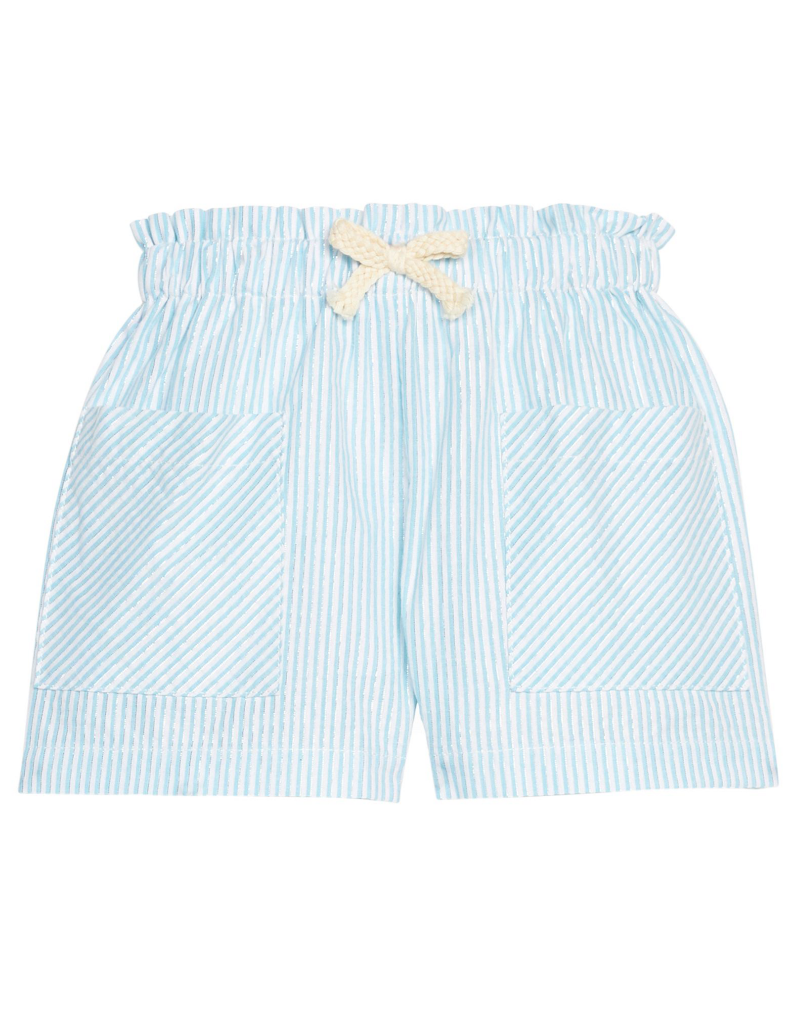 Bisby Patch Pocket Shorts Aqua Sparkle