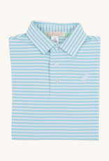 TBBC Prim Proper Polo Brookline Blue Stripe
