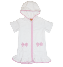 Millie Jay Terry Swimsuit Coverup Pink Stripe