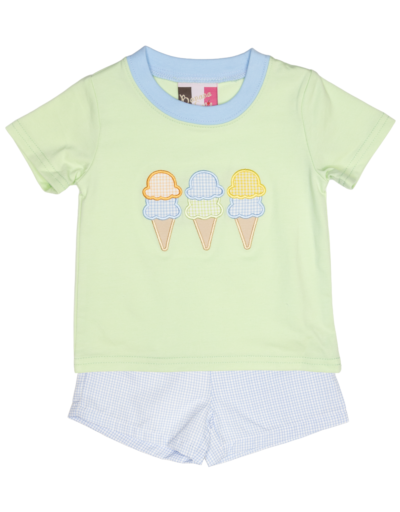 Banana Split 313 I Scream, You Scream Short Set