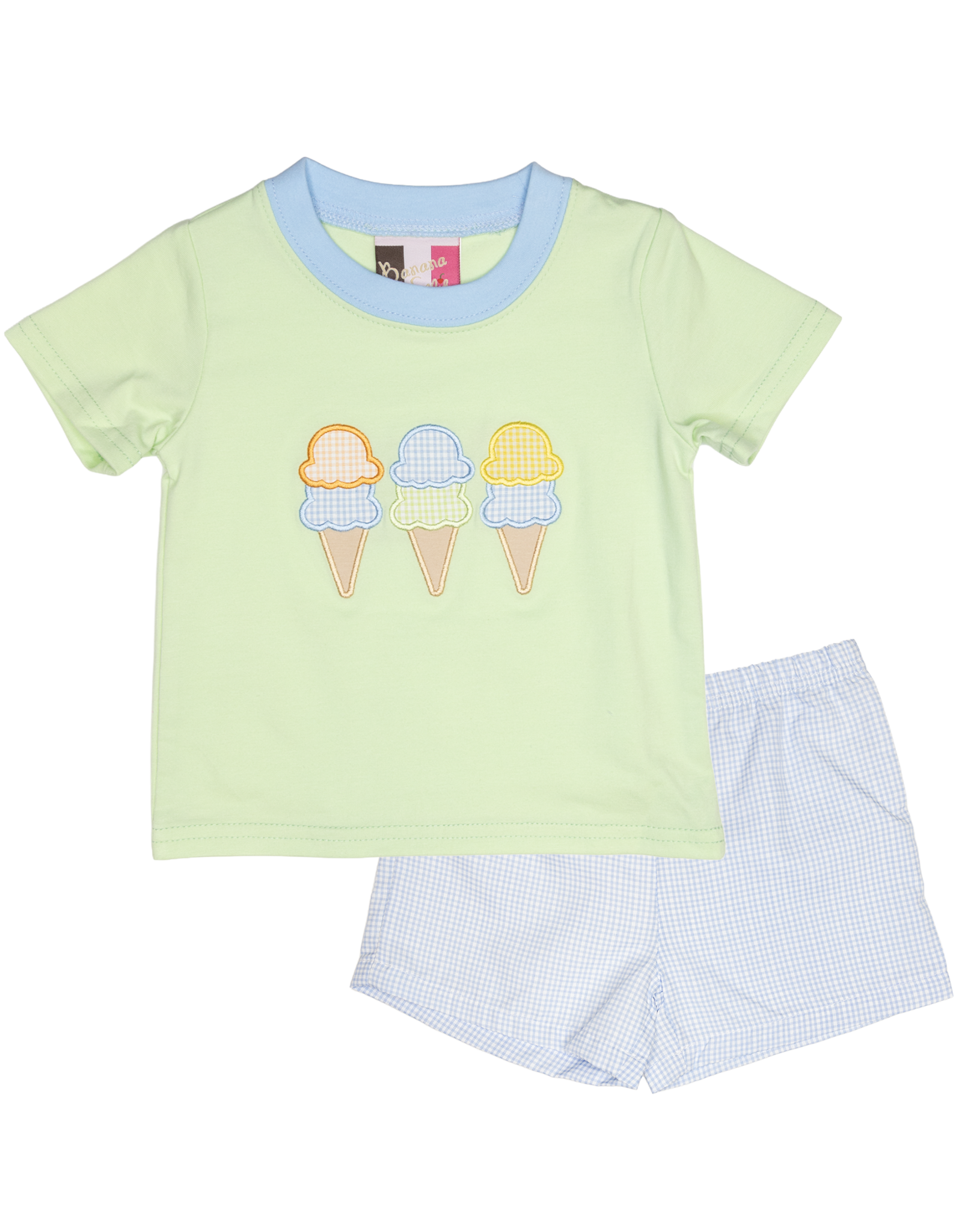 Banana Split 313 I Scream, You Scream Short Set