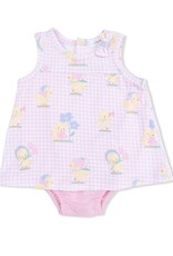 Angel Dear ADS26 Vintage Spring Ducklings Bodysuit Dress