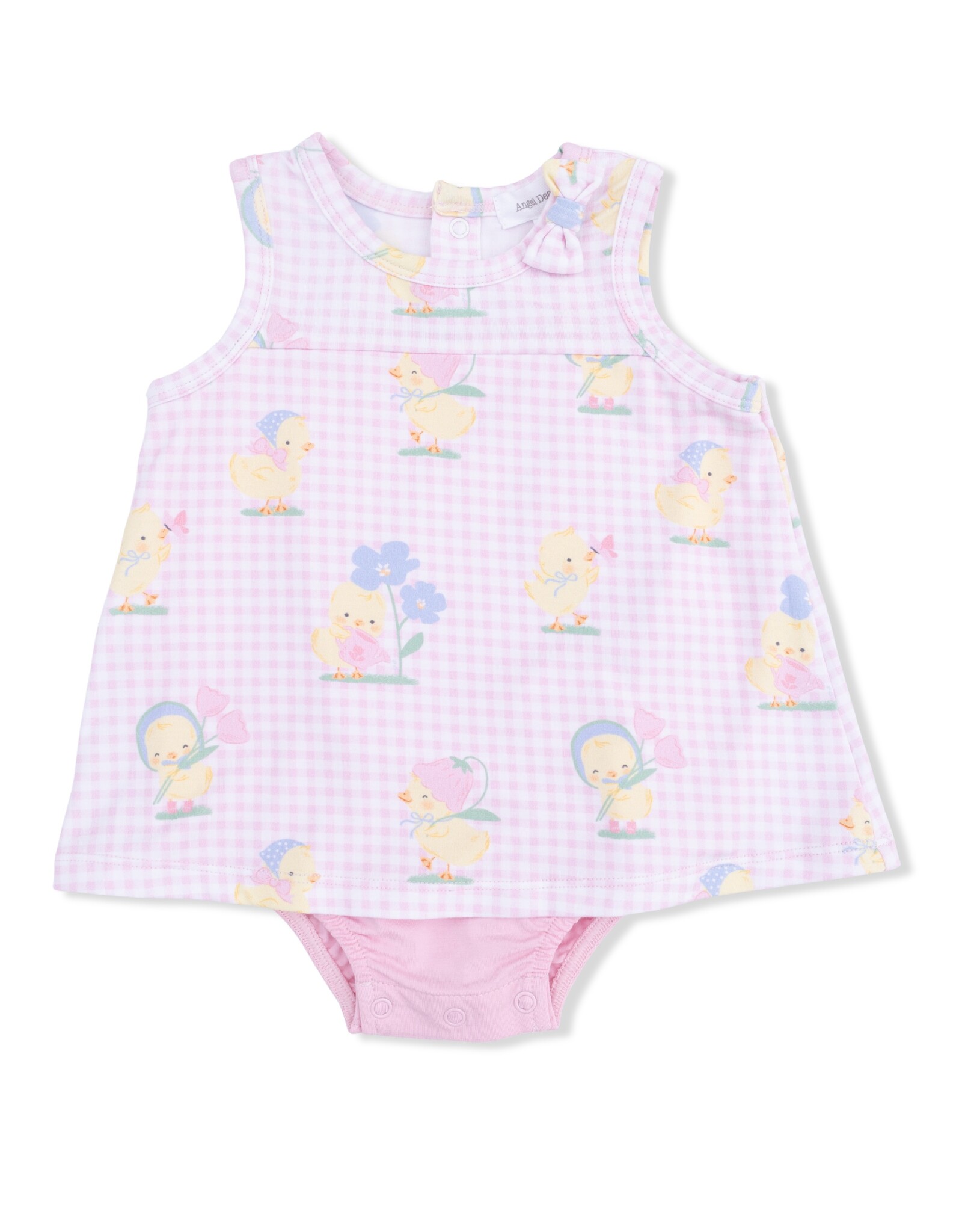 Angel Dear ADS26 Vintage Spring Ducklings Bodysuit Dress