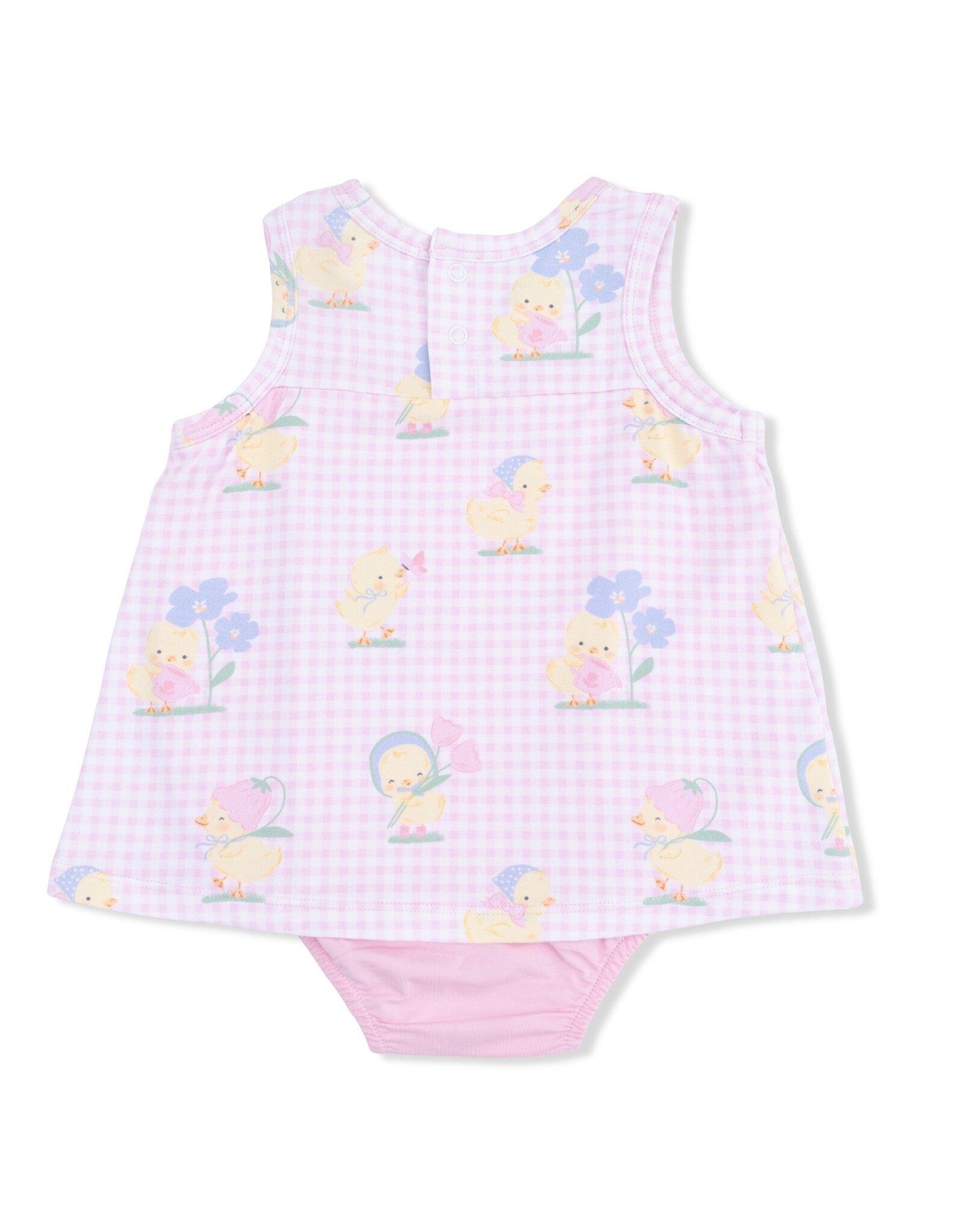 Angel Dear ADS26 Vintage Spring Ducklings Bodysuit Dress