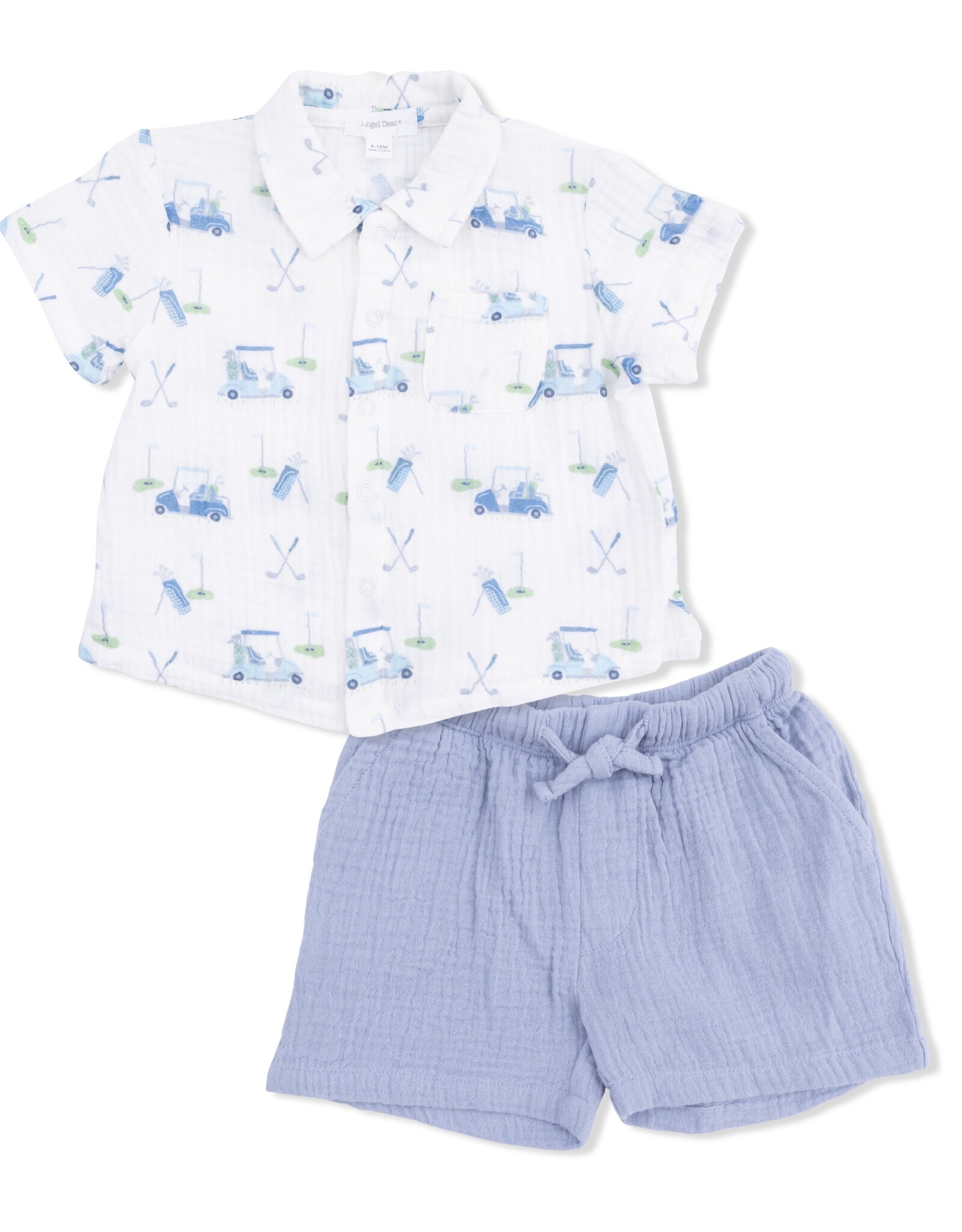 Angel Dear ADS26 Baby Golf Carts Polo Shirt/Short