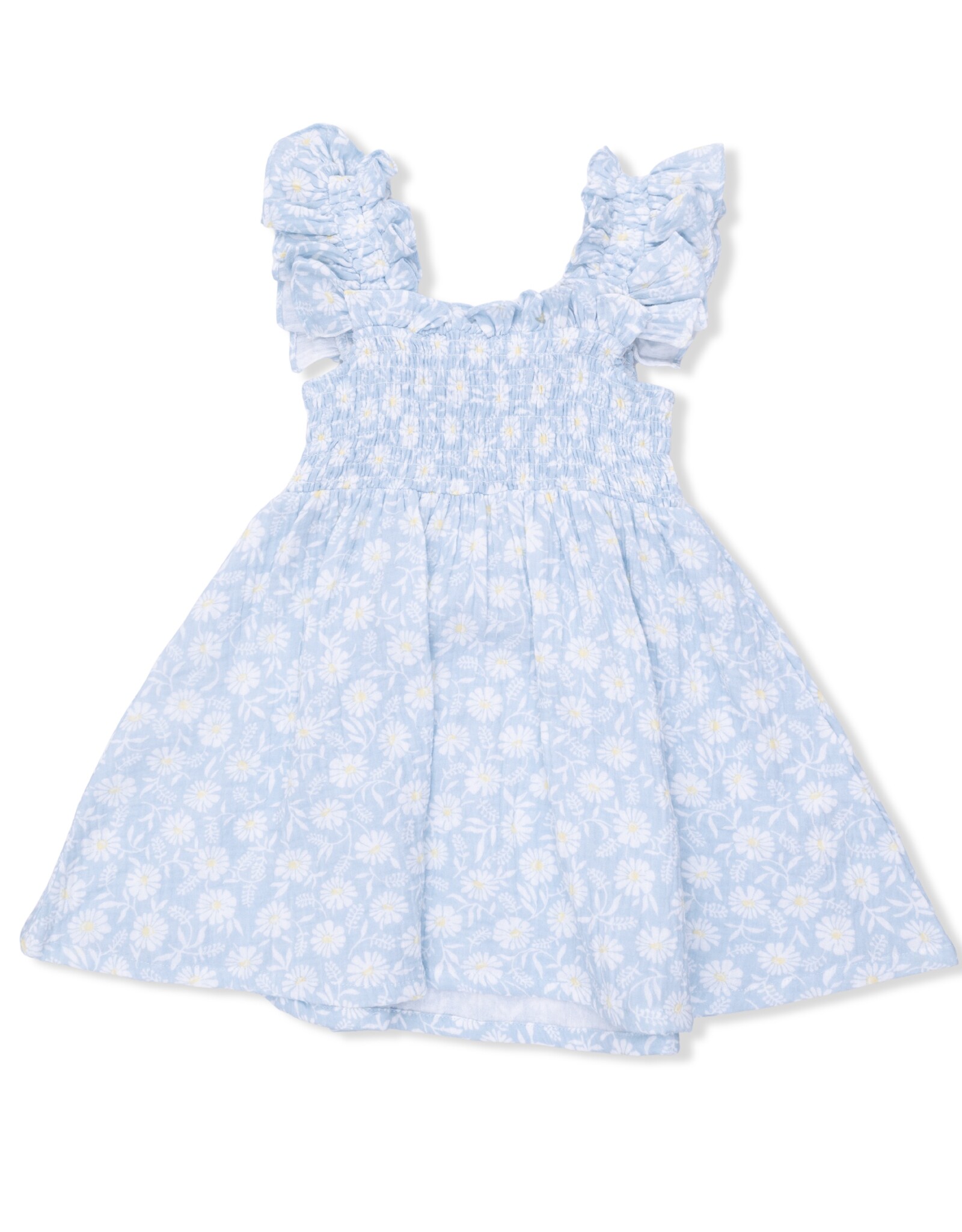 Angel Dear ADS26 Western Daisies Smocked Sundress