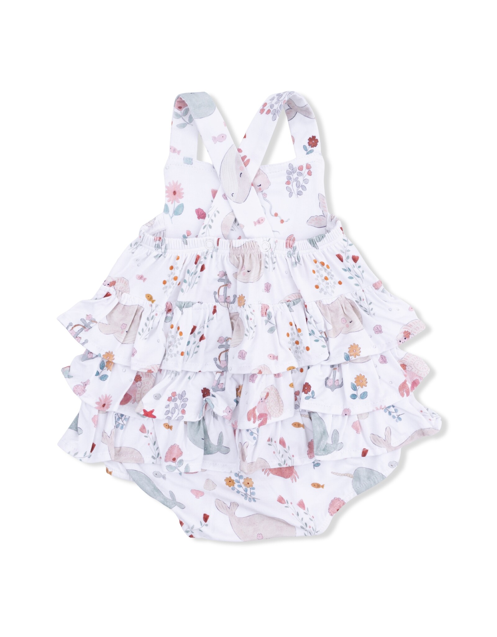 Angel Dear ADS26 Garden Sea Creatures Ruffle Sunsuit