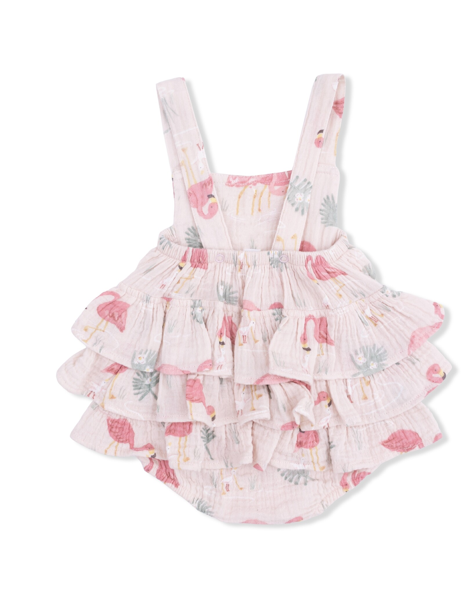 Angel Dear ADS26 Flamingos Ruffle Sunsuit