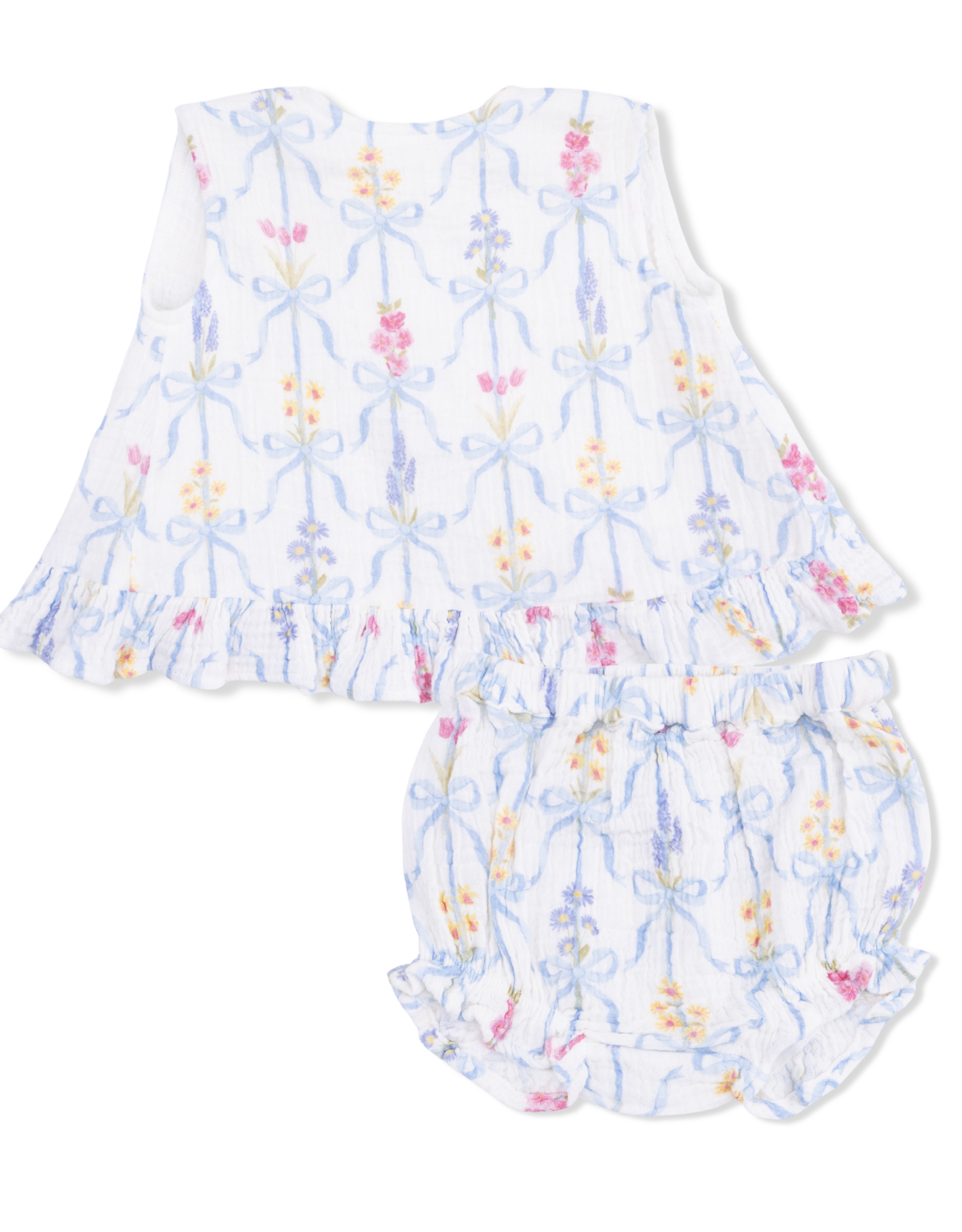 Angel Dear ADS26 Ribbon Bouquets Ruffle Back Top/Bloomer