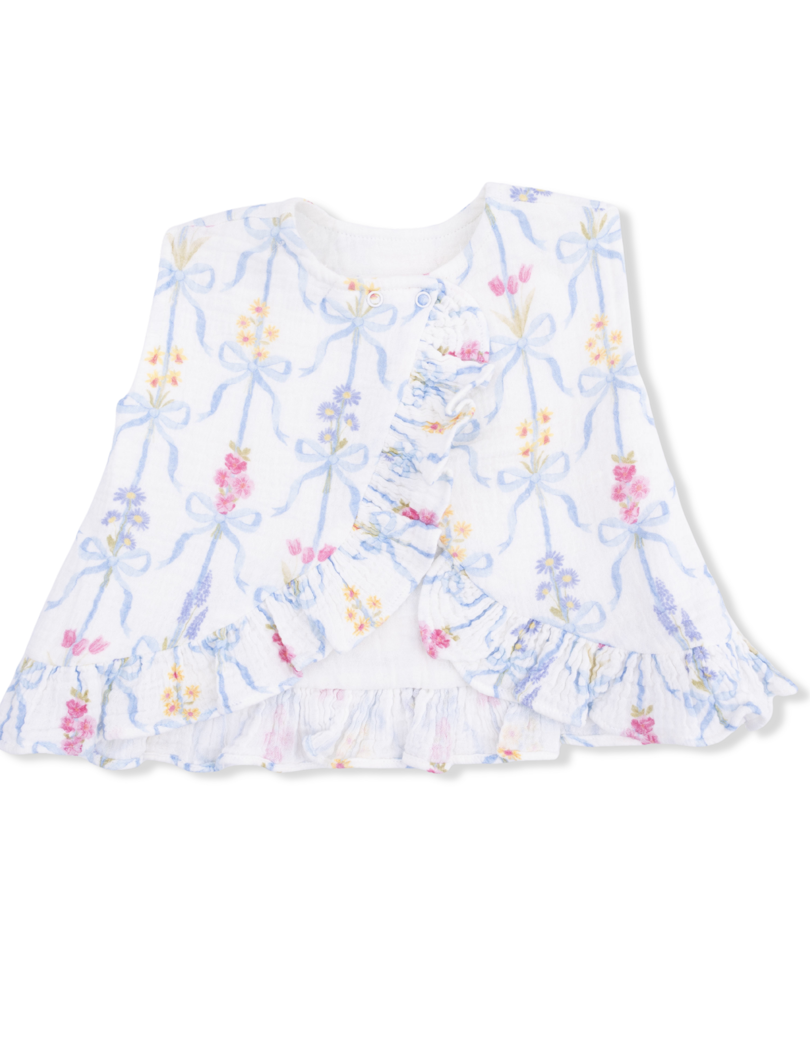 Angel Dear ADS26 Ribbon Bouquets Ruffle Back Top/Bloomer