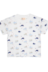 Luigi S26 Whales Print Shirt