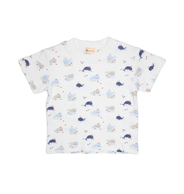 Luigi Whales Print Shirt Size 4T