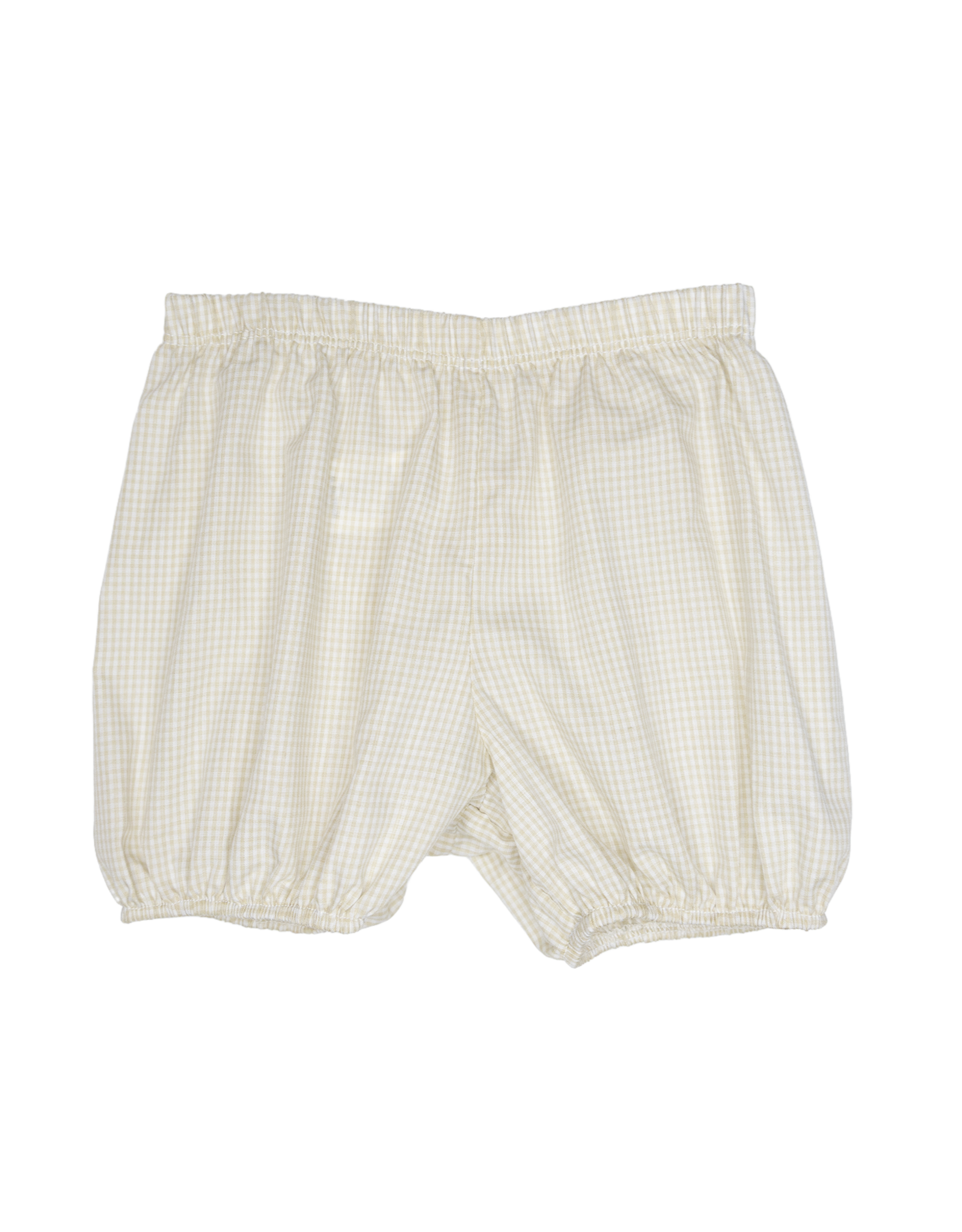 Charming Little One GQ1443 Light Tan Check Alex Short Set