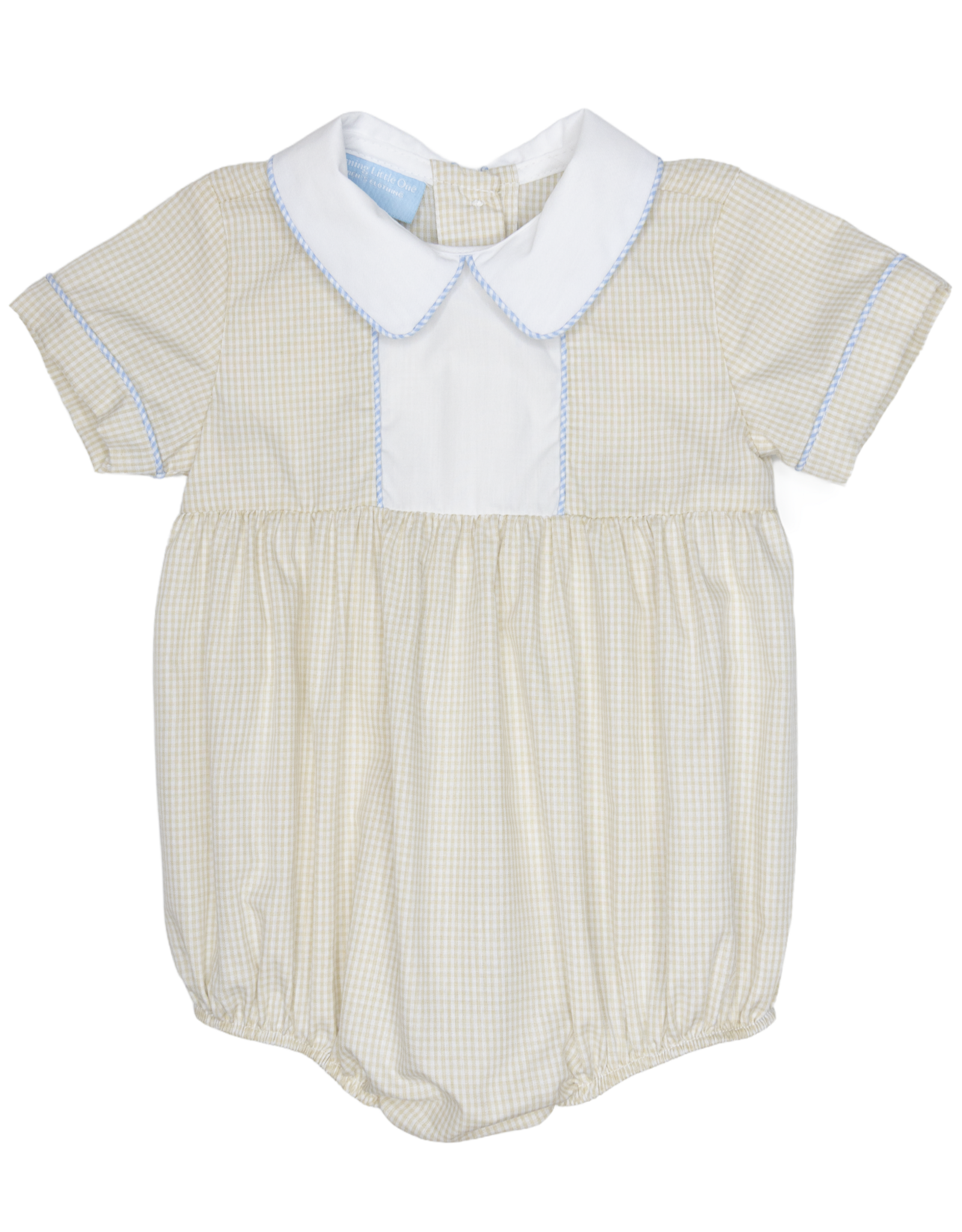 Charming Little One GQ1442 Light Tan Check Alex Bubble